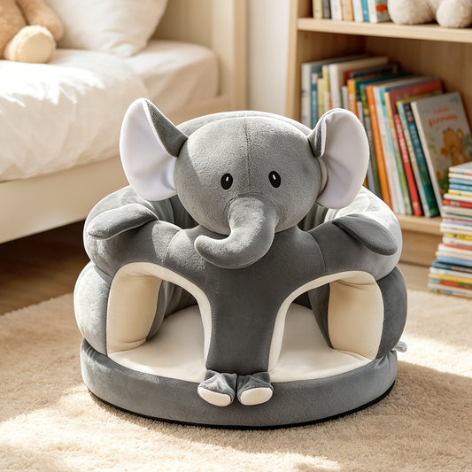 Toddler Floor Seat - Plush Cartoon Support Chair – main product image