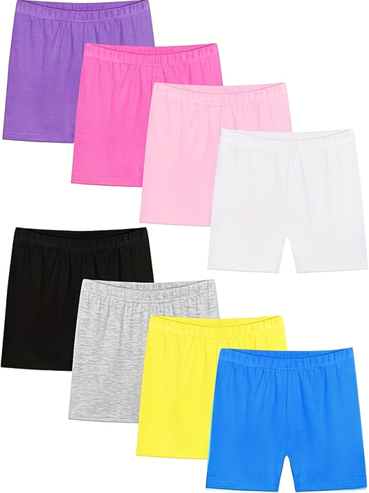Toddler Girl Casual Shorts – Girls' Mixed Color(8pcs) – main product image