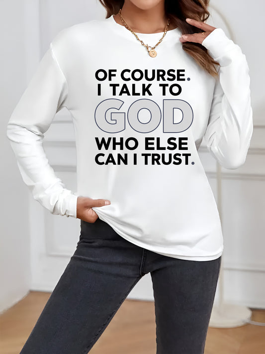 Unisex Graphic Print T-Shirt - Long Sleeve – White / Black – White option – main product image