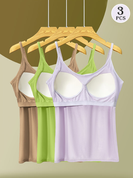 Unisex Solid Color Camisole - Sleeveless – main product image