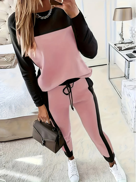 Unisex Two-Piece Outfit Set – Red / Pink – Red option – main product image