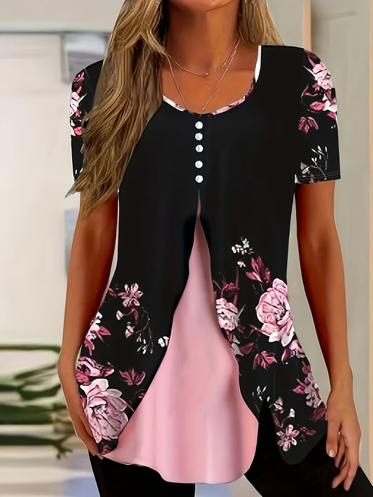 Unisex Two-Piece Outfit Set - Short Sleeve – Black / Sizes S–XXL – Black option – main product image