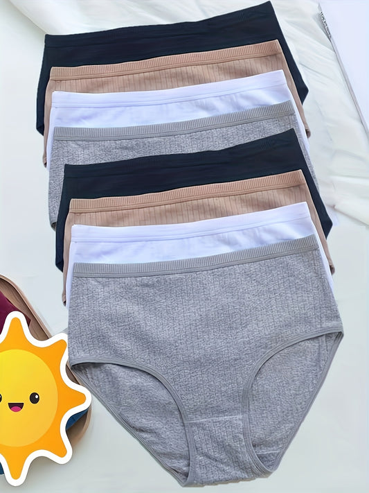 Women’s 8-Pack High-Waist Shapewear Briefs - Tummy Control Support – Mixed colors High-Waist – main product image