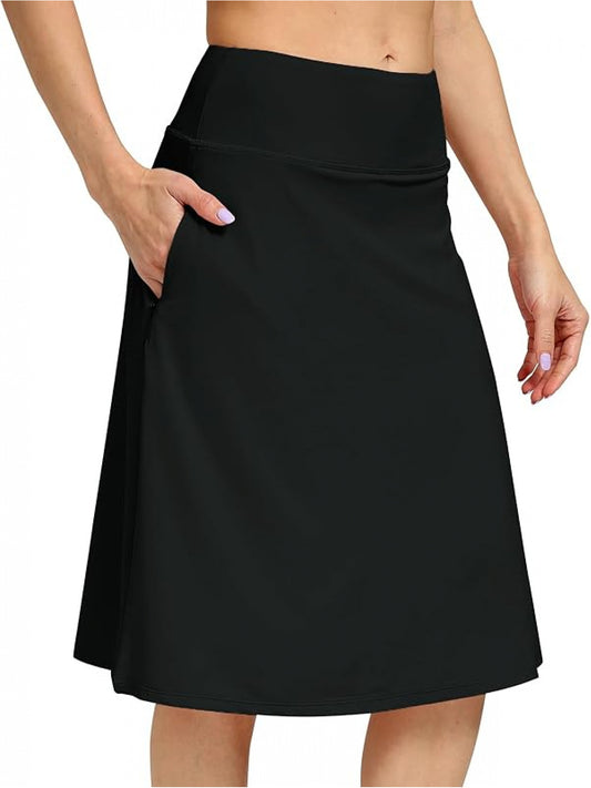Women's Active Midi Skort - Pocket Detail – main product image