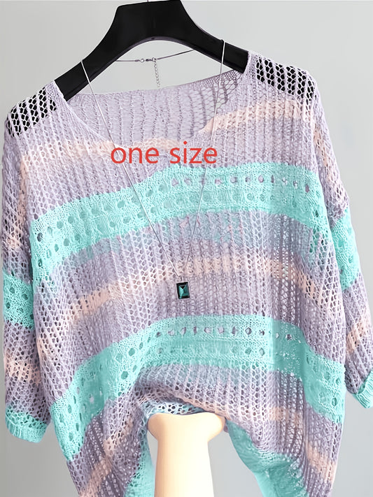 Women's Beach Cover-Up - Solid Color Classic Neckline – main product image