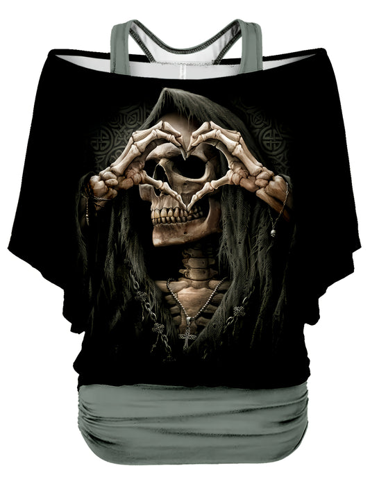 Women's Blouse - Solid Color – Black – Black option – main product image