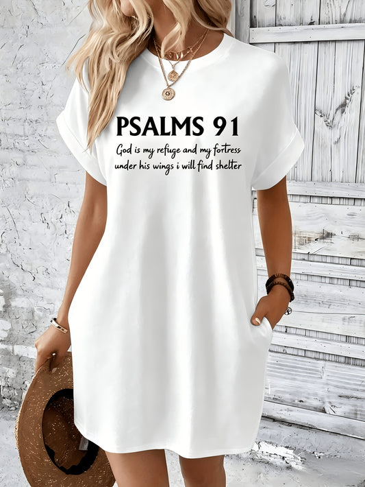 Women's Casual Dress - Short Sleeve – Black option – main product image