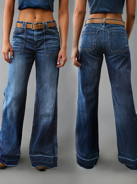 Women's Casual Pants – Sea Blue – Blue option – main product image