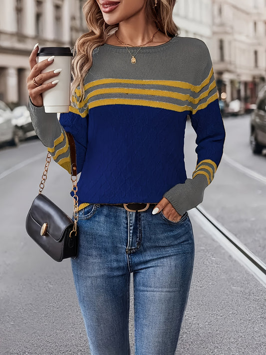 Women's Color Block Top - Color Block – Pink option – main product image
