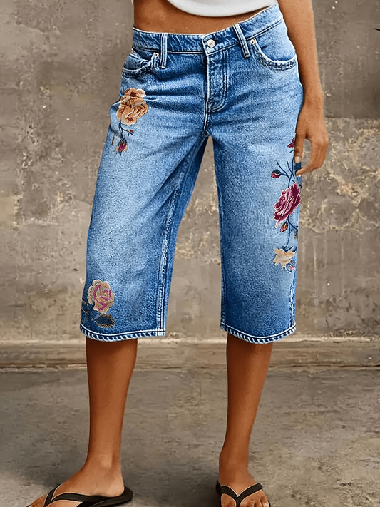 Women's Denim Shorts - Stretch – Blue Denim Wash 69765 – main product image