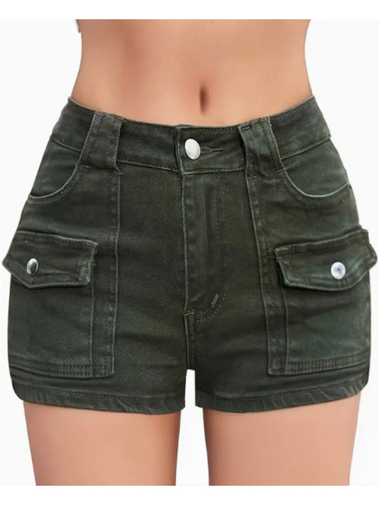 Women's Denim Shorts - Stretch With Pockets Active Style – main product image