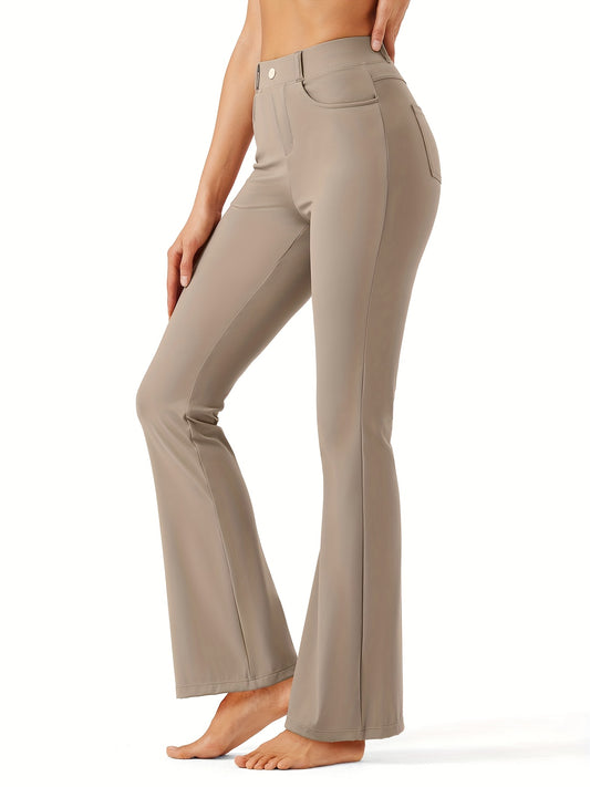 Women's Dress Pants - Workwear – Khaki option – main product image