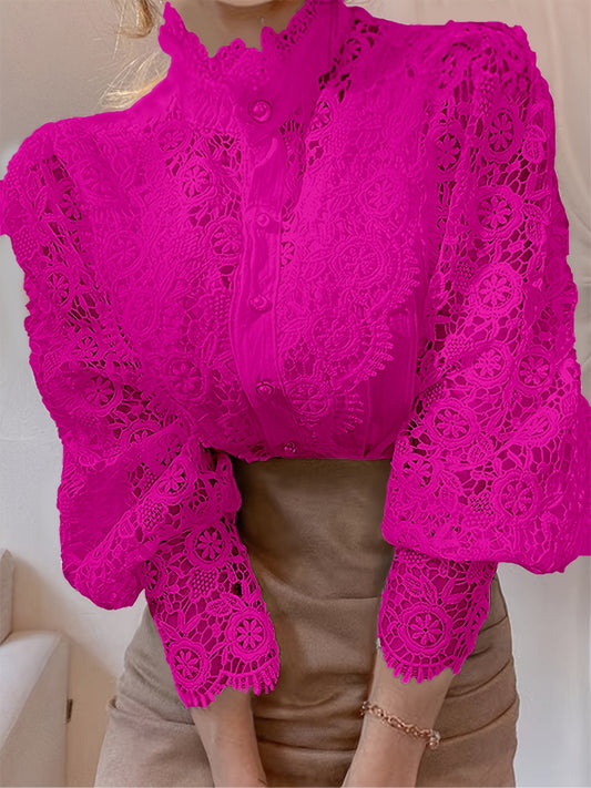 Women's Floral Print Shirt - Long Sleeve – main product image