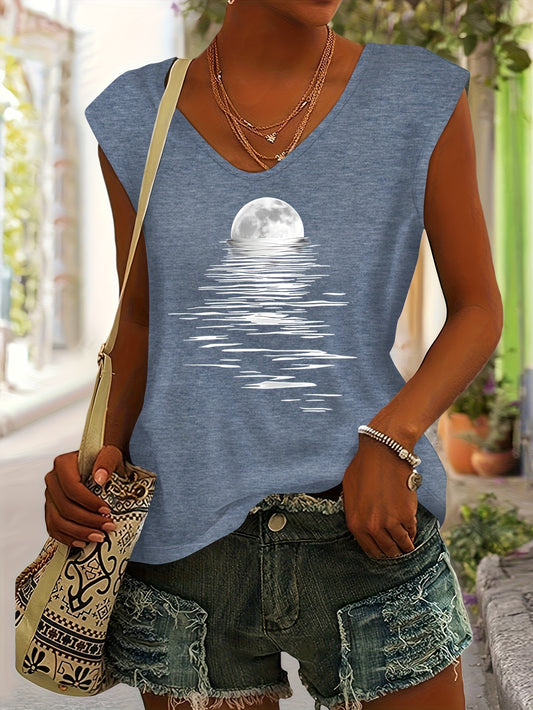Women's Graphic Print Blouse - Slim Fit – Black option – main product image
