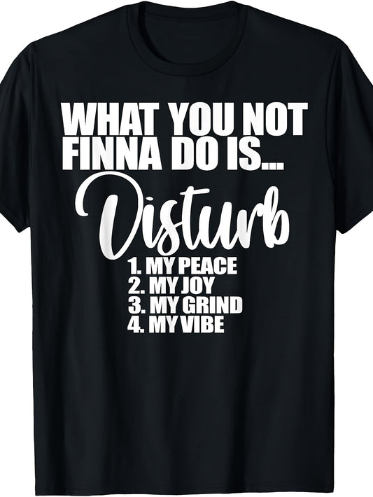 Women's Graphic Print T-Shirt - Round Neck Short Sleeve – Black Graphic Design 23365 – Black option – main product image