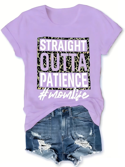 Women's Graphic Print T-Shirt - Round Neck Short Sleeve – Pink / Red – Pink option – main product image