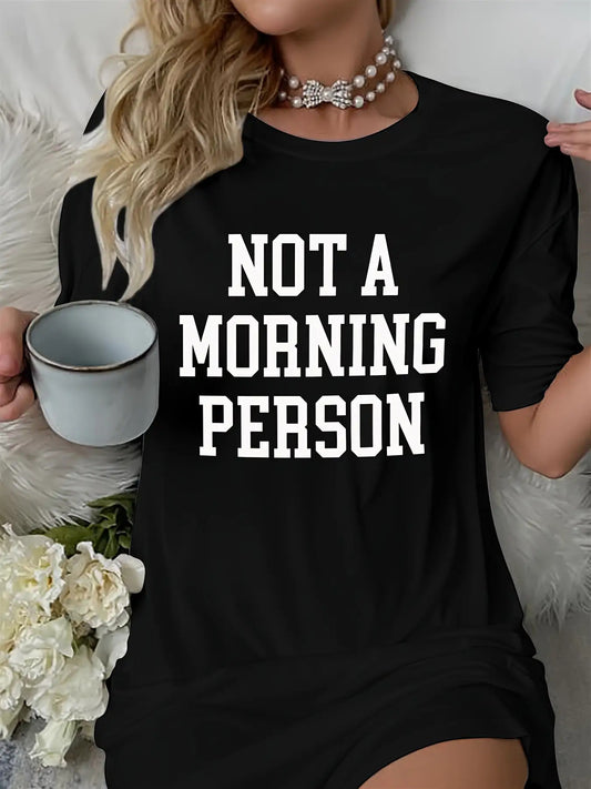 Women's Graphic Print T-Shirt - Short Sleeve – Black / Dark Gray – Black option – main product image