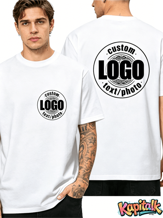 Women's Graphic Print T-Shirt - Short Sleeve – Black / White – Black option – main product image