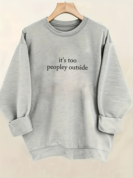 Women's Graphic Sweatshirt - Classic Neck Long Sleeve – main product image