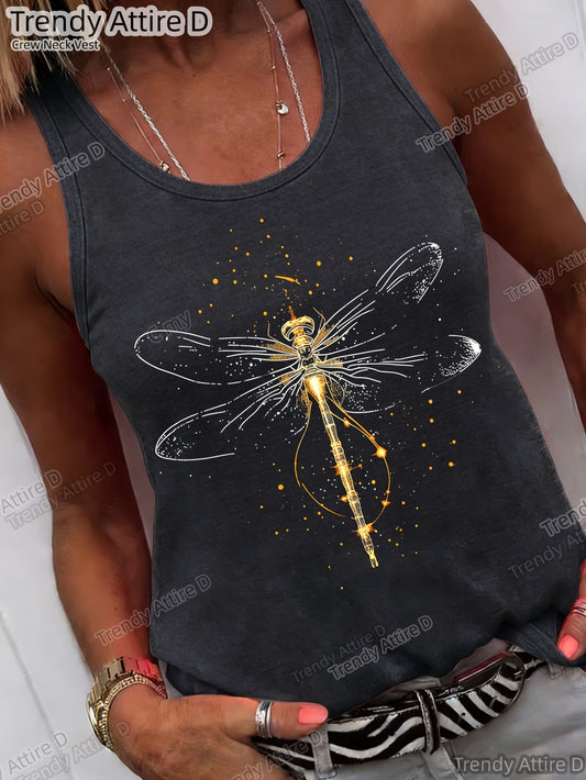 Women's Graphic T-Shirt - Graphic Print – Black / Orange – Black option – main product image