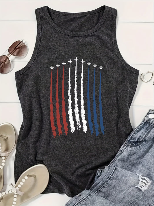 Women's Graphic T-Shirt - Graphic Print – Dark Gray – Gray option – main product image