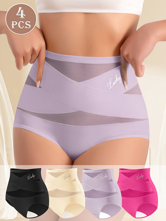 Women's High-Waist Shapewear Briefs - High-Waist Fit – Colorway 96645 – main product image