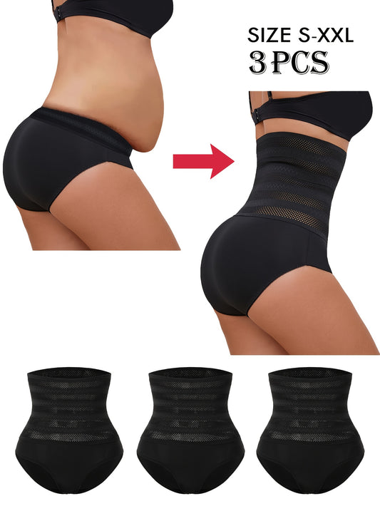 Women’s High-Waist Shapewear Briefs - Tummy Control Support – Mixed colors High-Waist – main product image