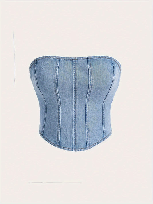 Women's Jacket - Denim-Look – blue option – main product image