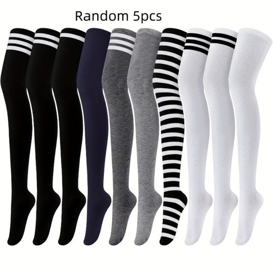 Women's Lace Detail Compression Socks - 5-Pair Pack detail view
