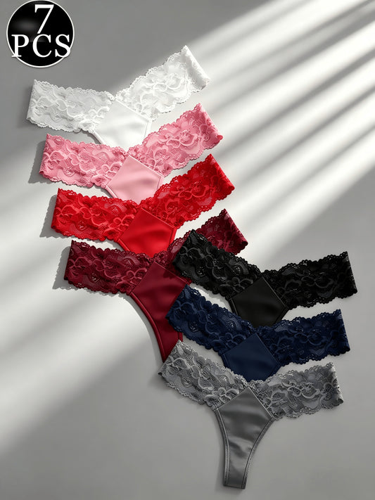 Women's Lace Thong Underwear - Everyday Comfort – main product image