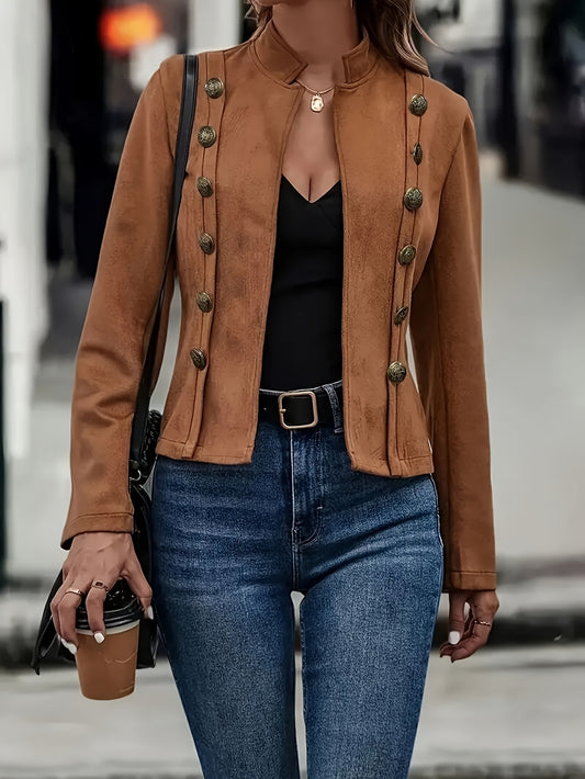 Women's Lightweight Button-Front Blazer – main product image