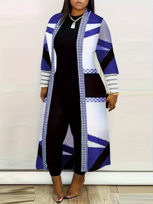 Women's Lightweight Graphic Open-Front Cardigan – main product image