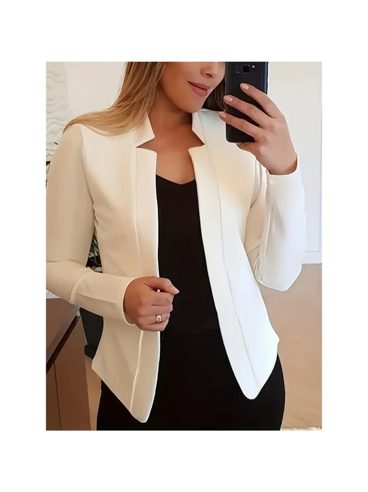 Women's Modest Button Jacket - Pastel Middle Eastern Style – White option – main product image