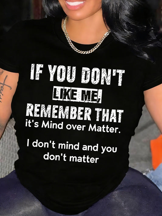Women's Oversized T-Shirt - Round Neck Short Sleeve – Black – Black option – main product image