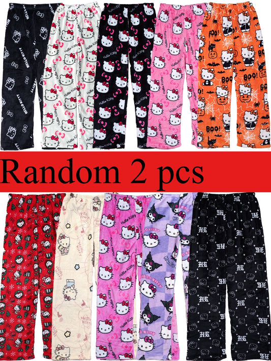 Women's Pajama Pants - Stretch Comfort – Mixed colors Polyester – main product image