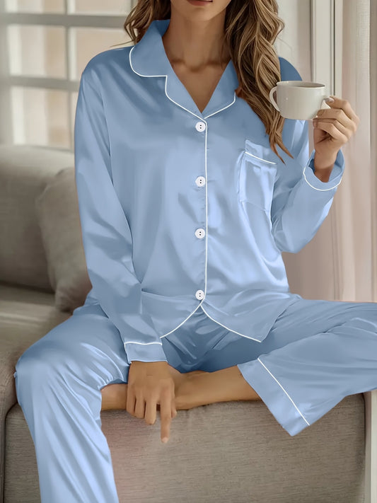 Women's Pajama Set - Satin Finish – main product image