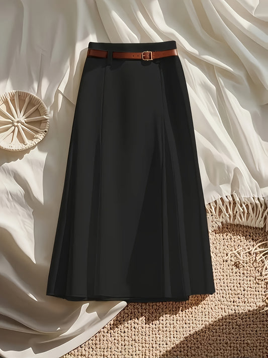 Women's Pencil Skirt - Solid Color – White option – main product image