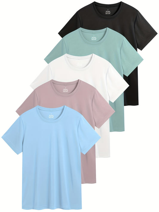 Women's Performance T-Shirt - 5-Pack Round Neck Short Sleeve – main product image