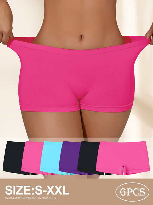 Women’s Plus Size Seamless Boyshorts - Smooth No-Show Fit – main product image