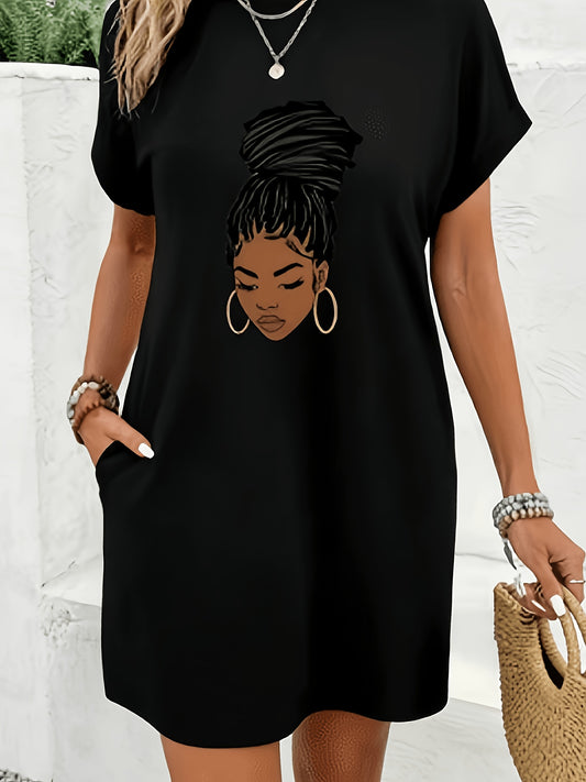Women's Shirt Dress - Pocket – Apricot option – main product image