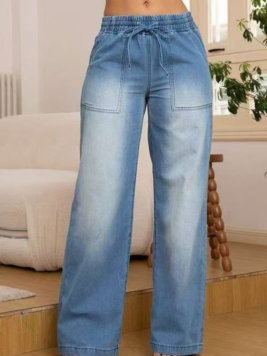 Women's Skinny Jeans - Light Blue – Blue option – main product image