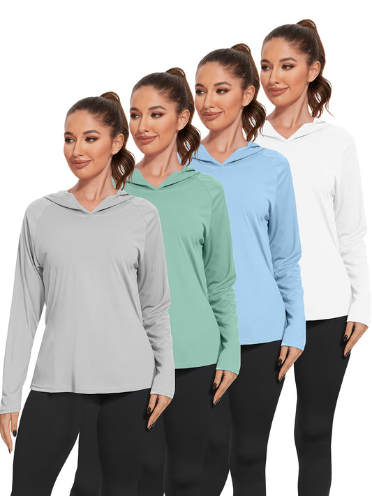 Women's Solid Color T-Shirt - Long Sleeve – 20-Variant Selection – main product image