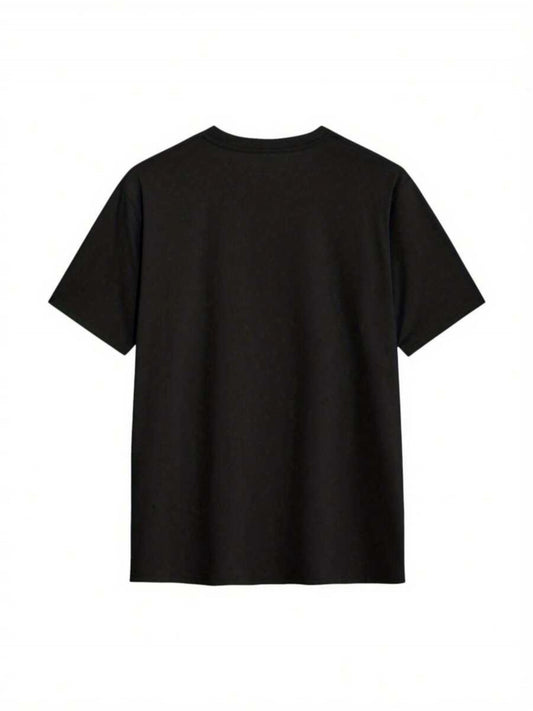 Women's Solid Color T-Shirt - Short Sleeve – Black – main product image