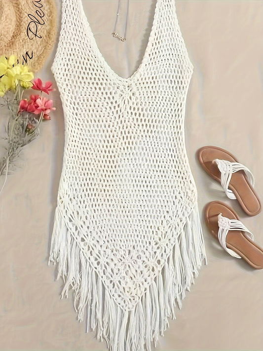Women's Swim Cover-Up - Beach Ready – White – White option – main product image