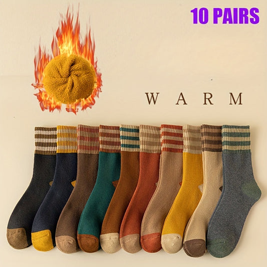 Women's Thermal Crew Socks - 10-Pair Pack – main product image