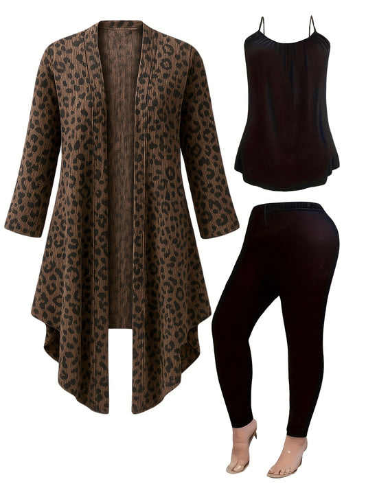 Women's Three-Piece Outfit Set - Matching Casual Matching Look – main product image