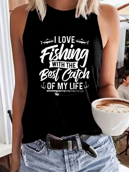 Women's Top - Graphic Print – Sizes S–XXL – Black option – main product image