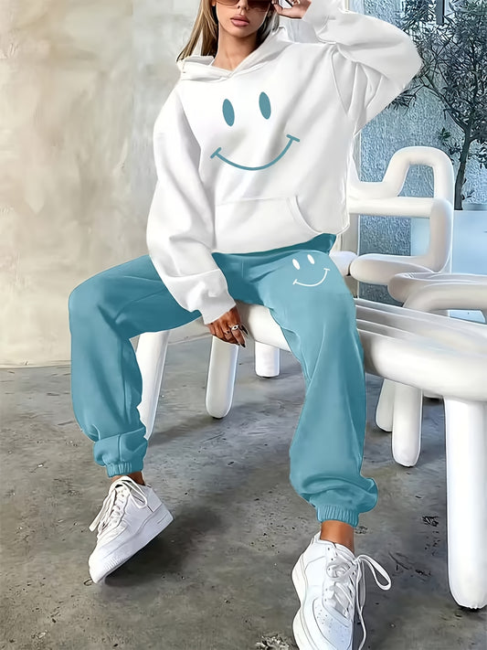 Women's Tracksuit Set - Active Printed Style 35 – Blue option – main product image