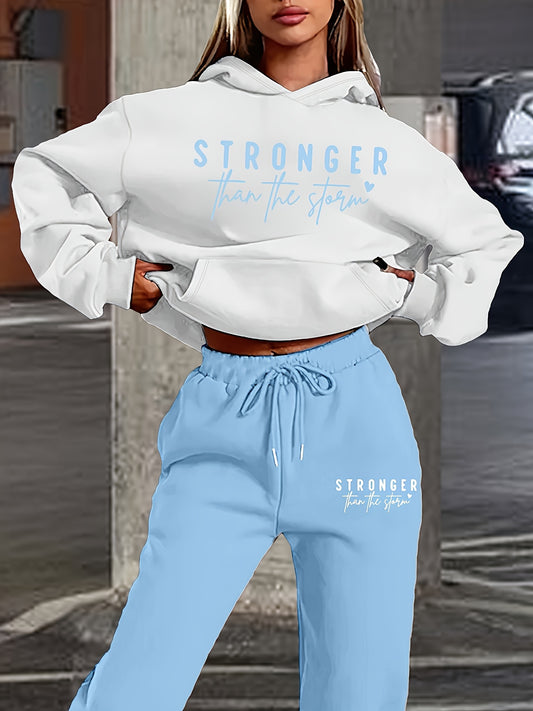 Women's Tracksuit Set - Graphic Print Active Look 9701 – main product image