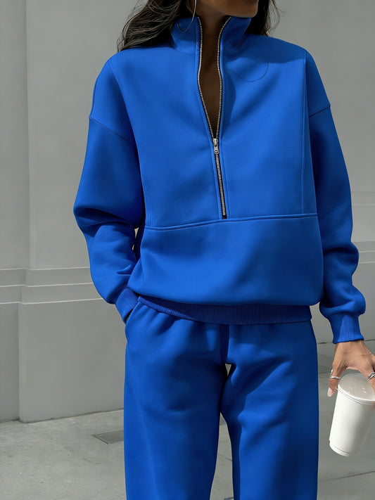 Women's Tracksuit Set - Knit Active Matching Outfit – White option – main product image